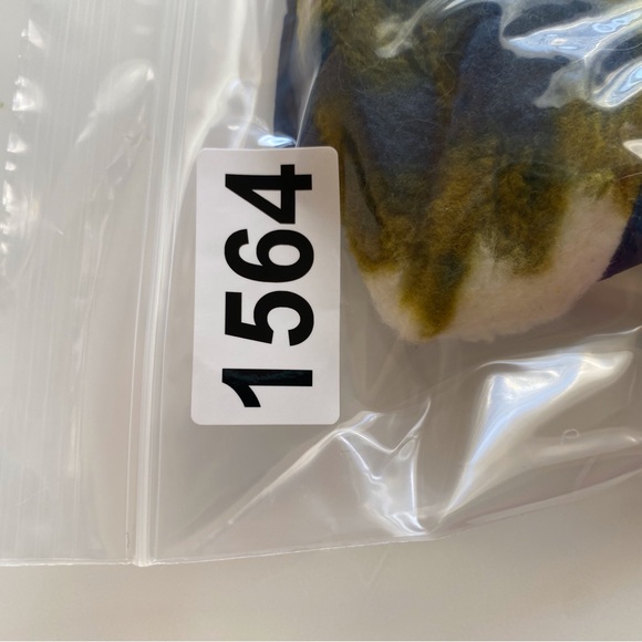 The North Face Royal Arch Fleece Vest Men Small Shady Blue Mountain Geo Print - Picture 14 of 15